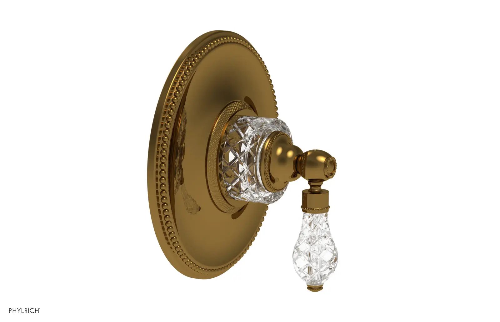Phylrich REGENT CUT CRYSTAL 1/2" Thermostatic Shower Trim by Phylrich