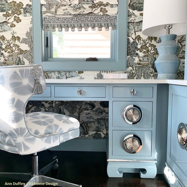 polished nickel knob