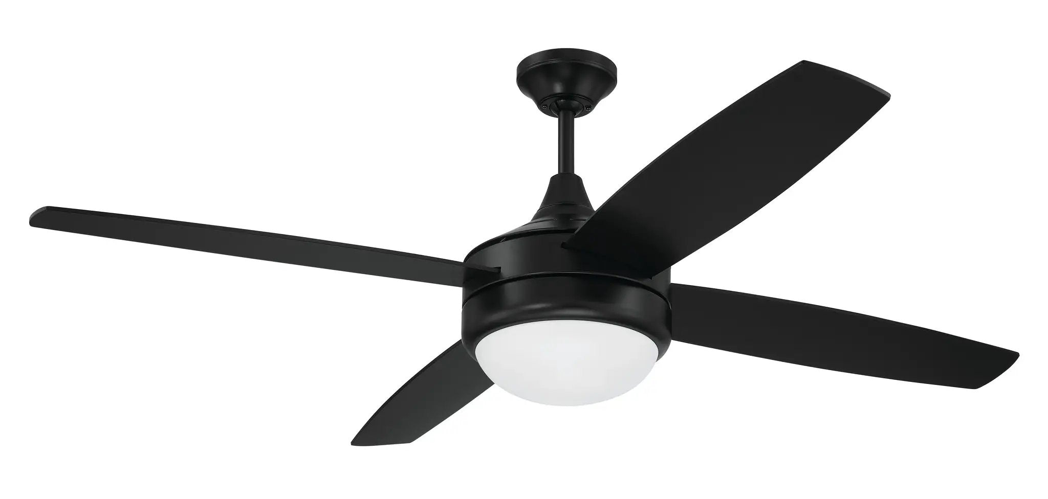 flat black ceiling fans