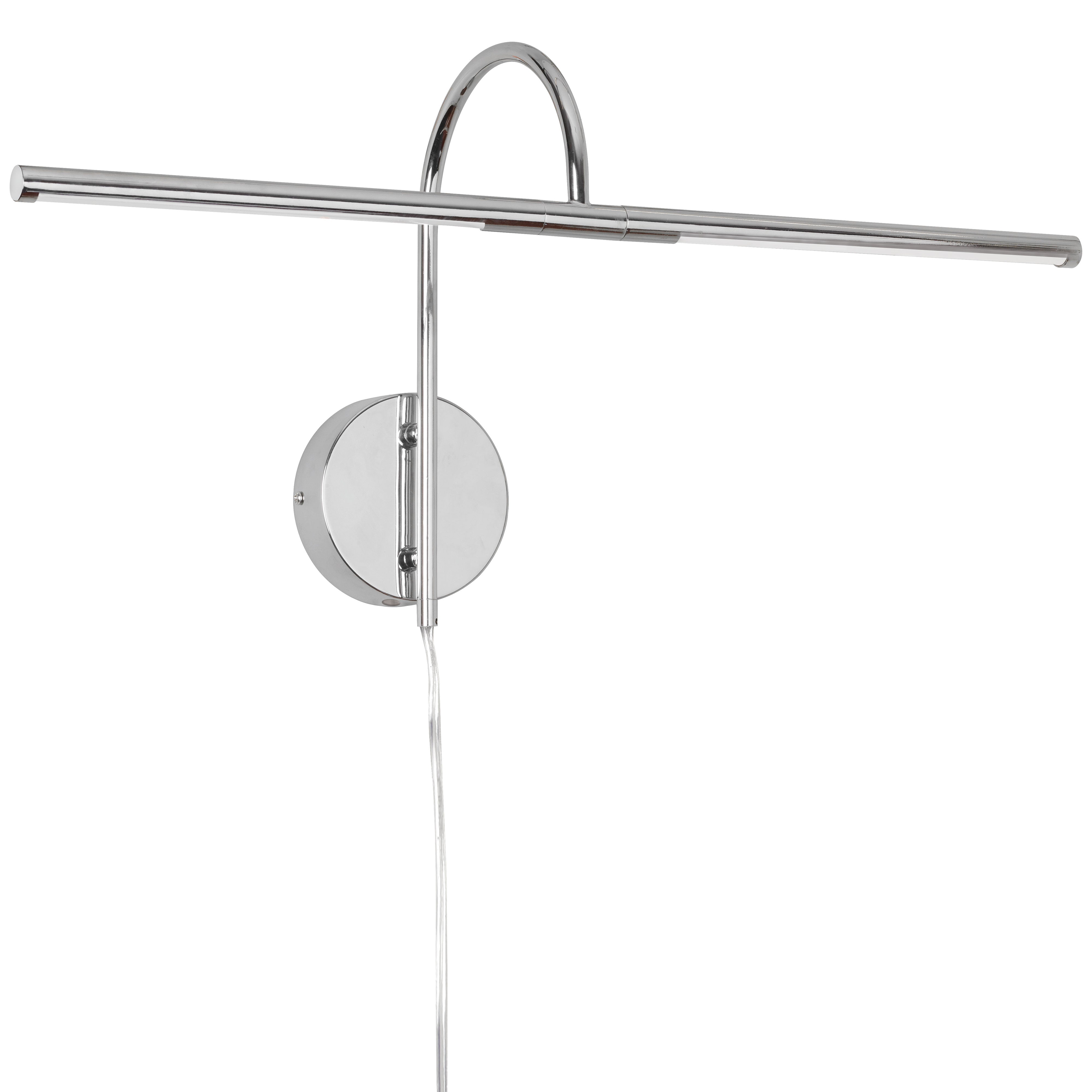 polished chrome wall mount