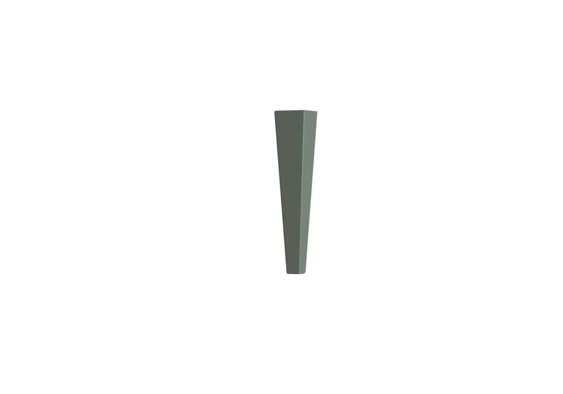 green matte vanity legs