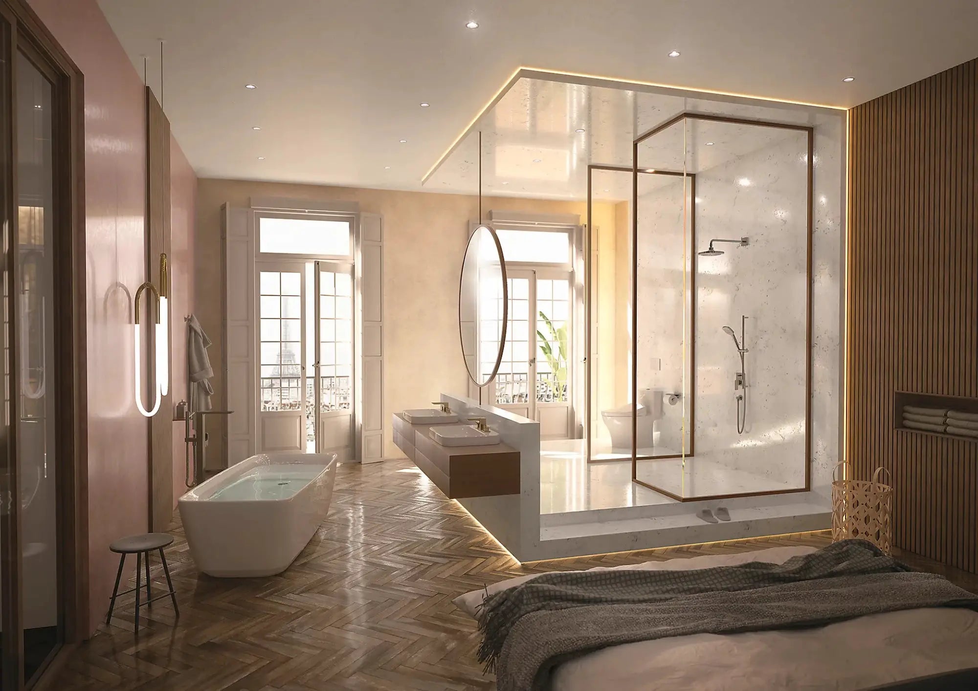 gloss white tub