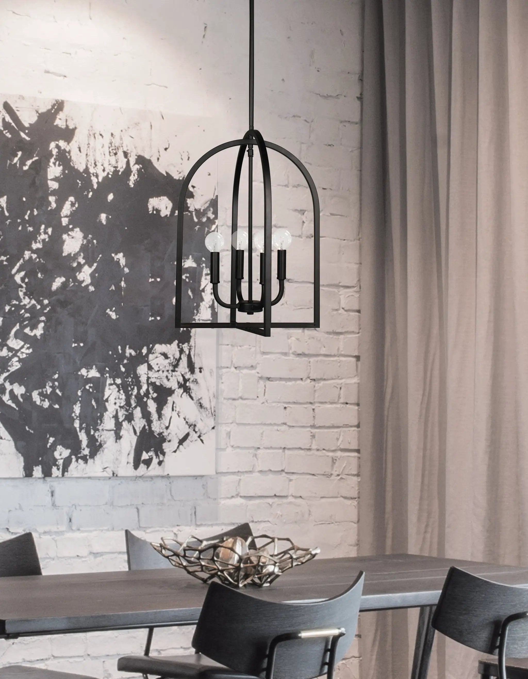 matte black pendants