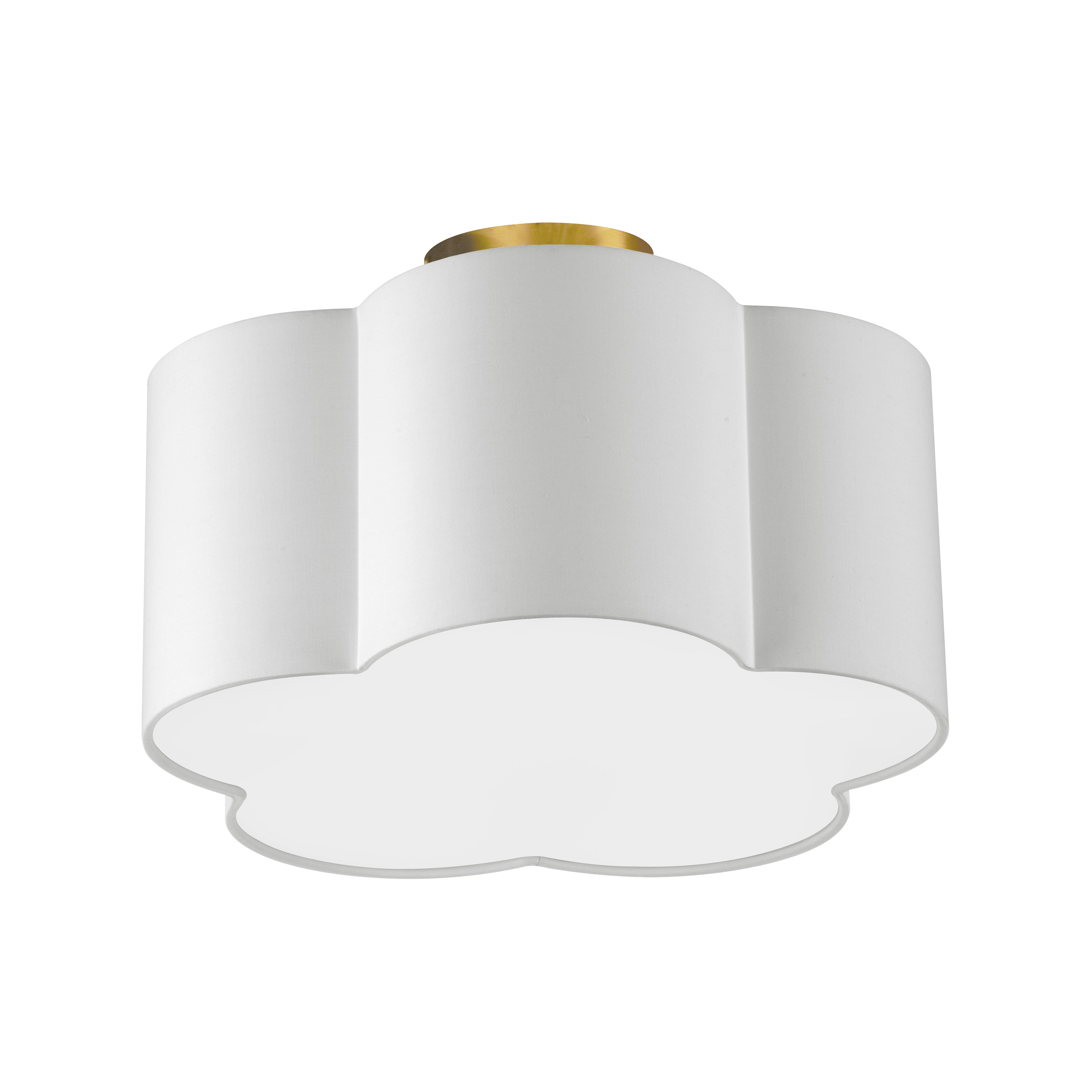 Dainolite 3 Light Incandescent Flush Mount