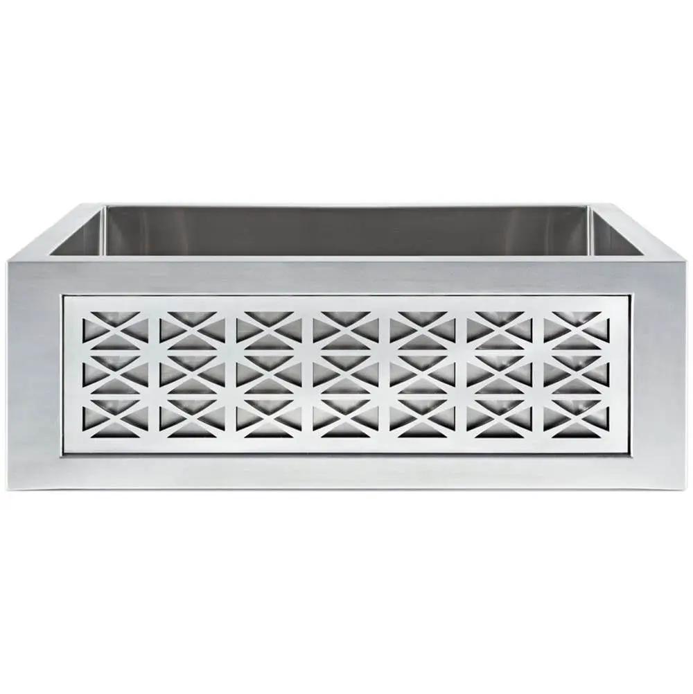 satin stainless steel panel