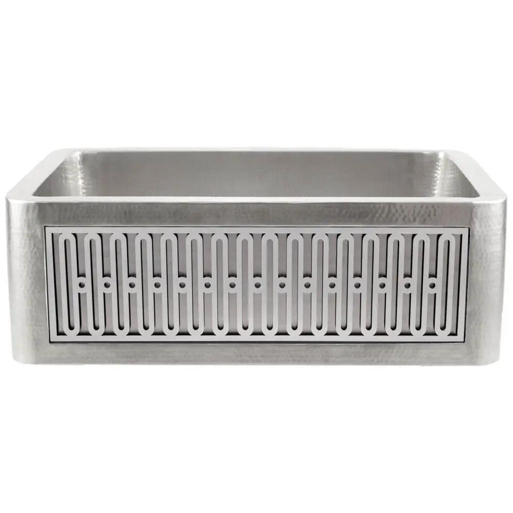 satin stainless steel panel