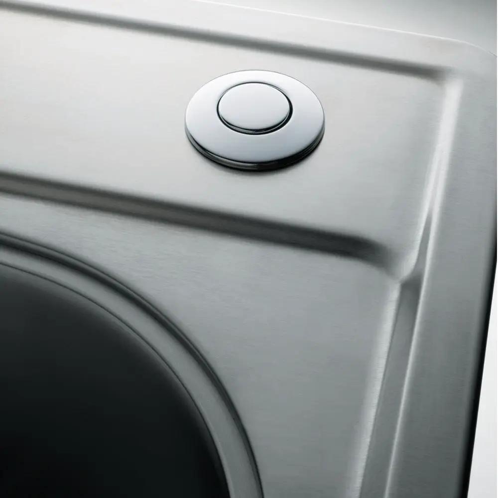 polished chrome air switch