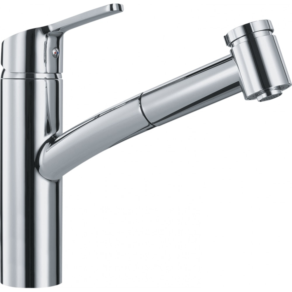 polished chrome faucet