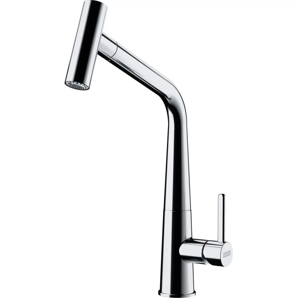 polished chrome faucet