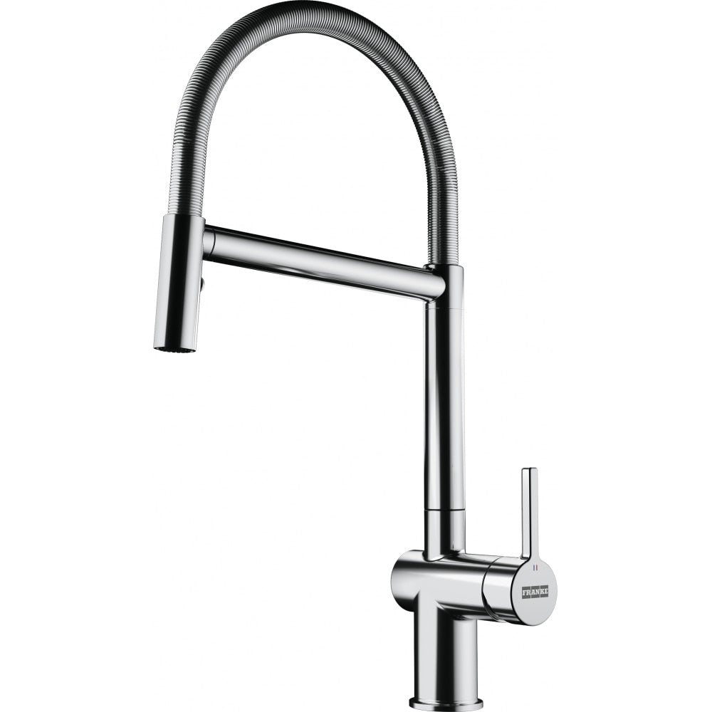polished chrome faucet