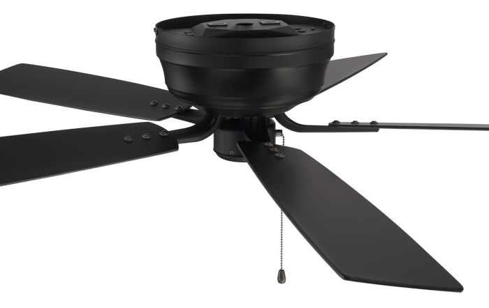flat black ceiling fans