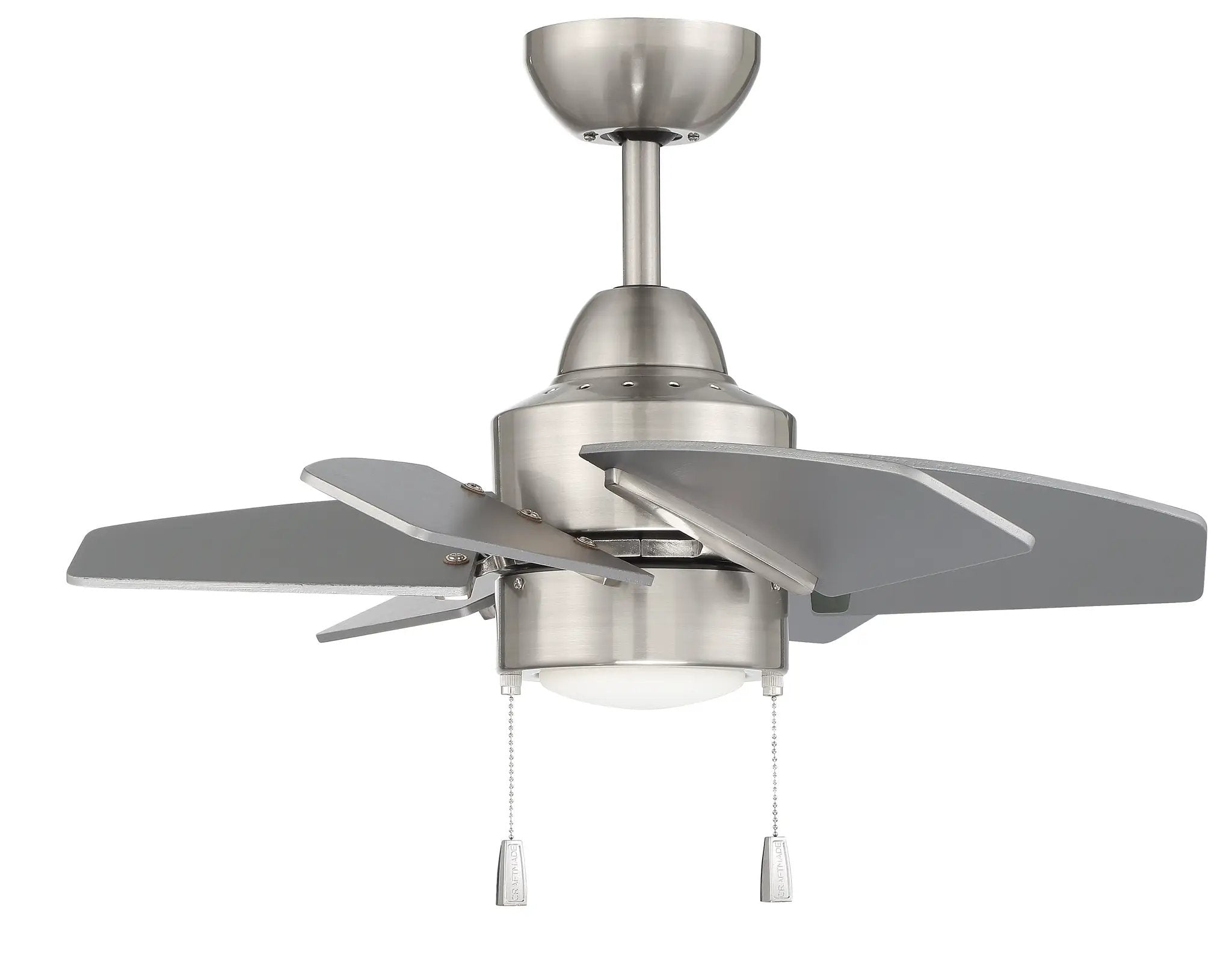 brushed polished nickel ceiling fans