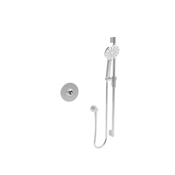 chrome shower kit