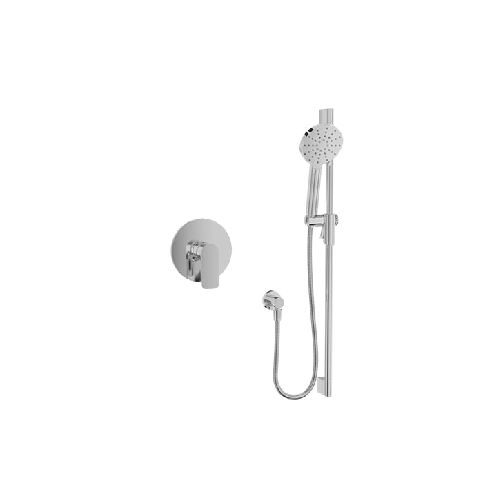 chrome shower kit