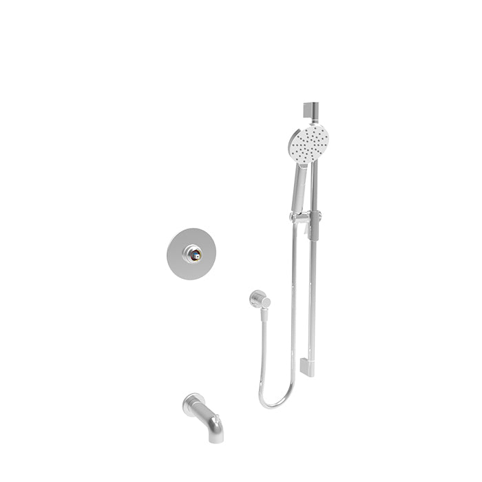 chrome shower kit