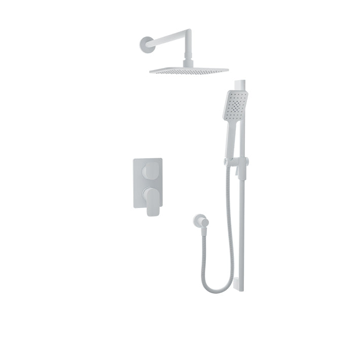 white shower kit