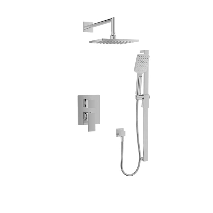 chrome shower kit