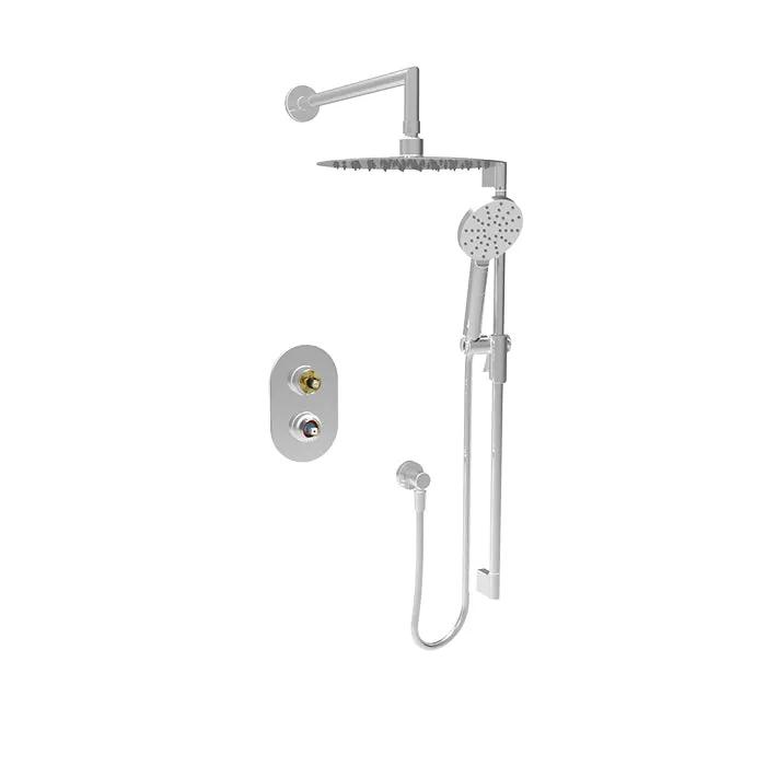 chrome shower kit