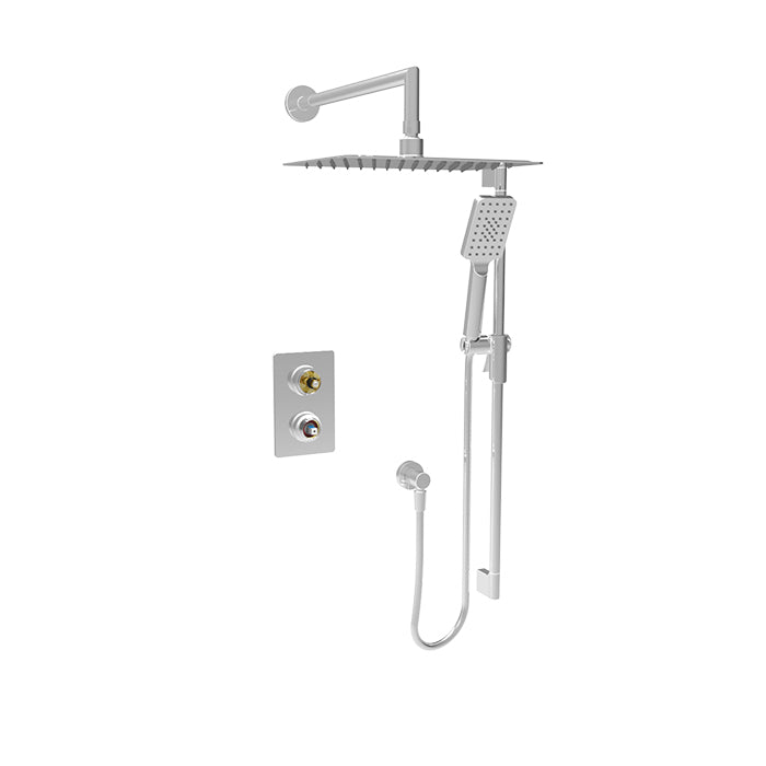 chrome shower kit