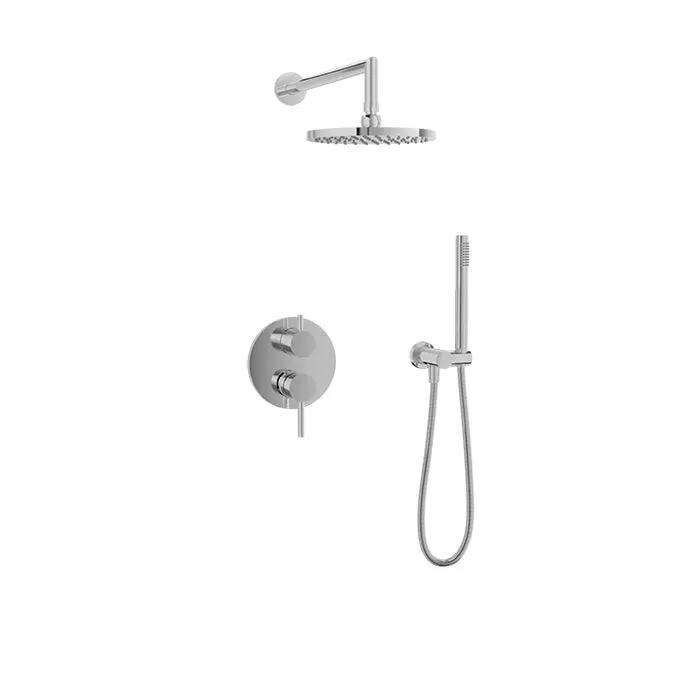 chrome shower kit