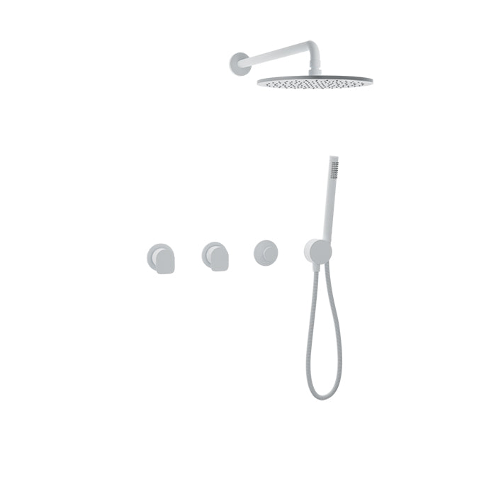 Baril Sens Complete Thermostatic Shower Kit - Non-Shared Ports by Baril