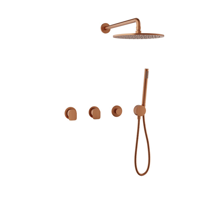 Baril Sens Complete Thermostatic Shower Kit - Non-Shared Ports