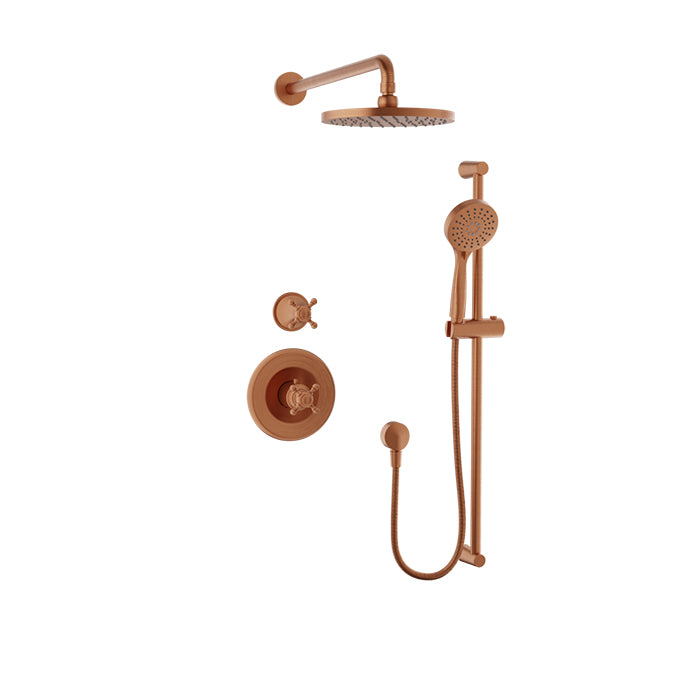 Baril Nautica Complete Thermostatic Shower Kit - Non-Shared Ports