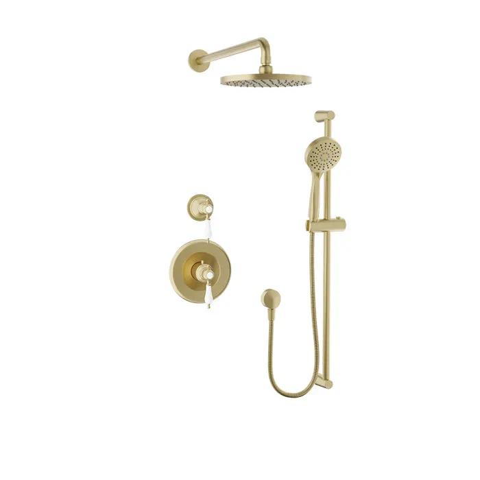 Baril Ralph Complete Thermostatic Shower Kit - Non-Shared Ports by Baril