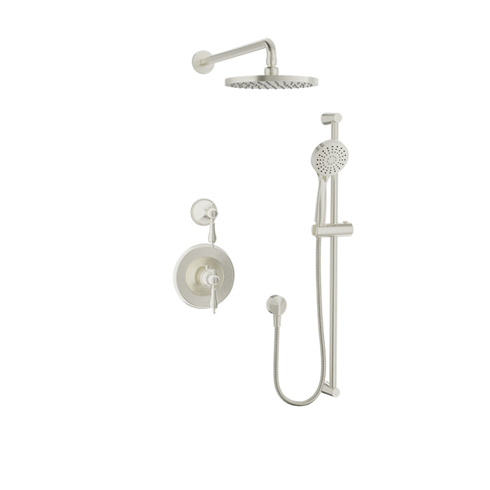 Baril Ralph Complete Thermostatic Shower Kit - Non-Shared Ports by Baril