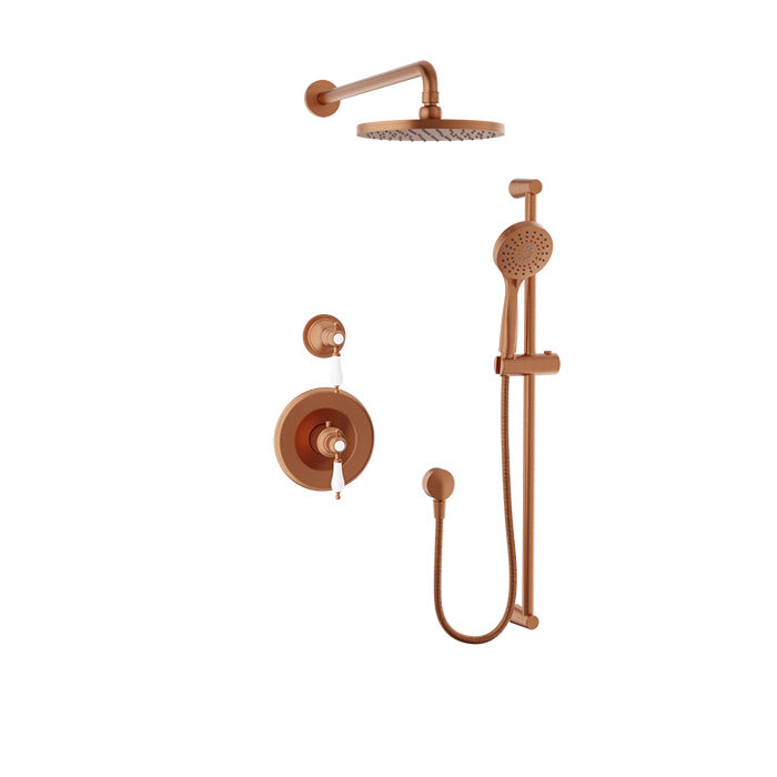 Baril Ralph Complete Thermostatic Shower Kit - Non-Shared Ports by Baril
