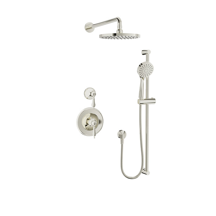 Baril Ralph Complete Thermostatic Shower Kit - Non-Shared Ports by Baril