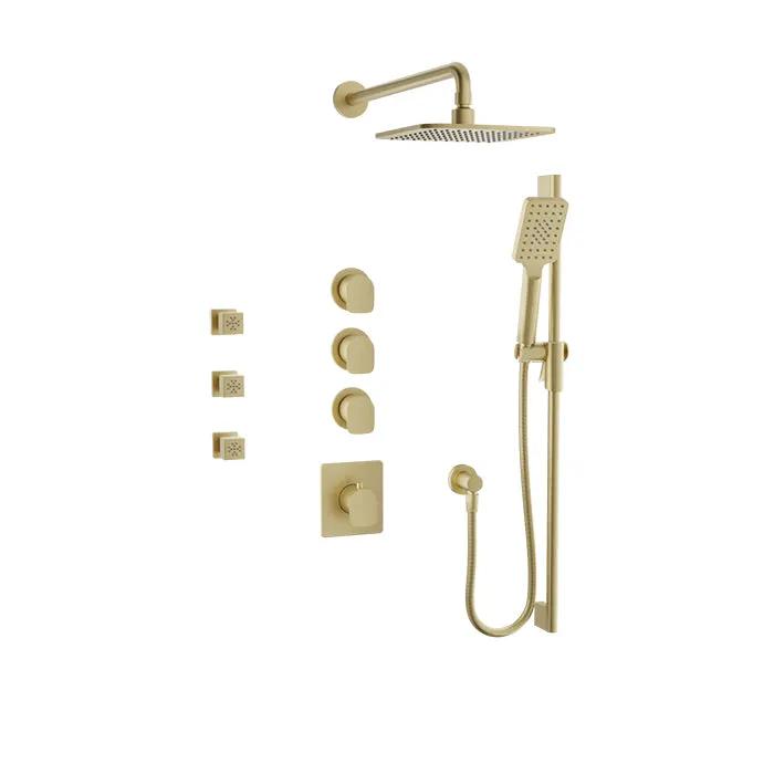 Baril Petite Complete Thermostatic Shower Kit by Baril