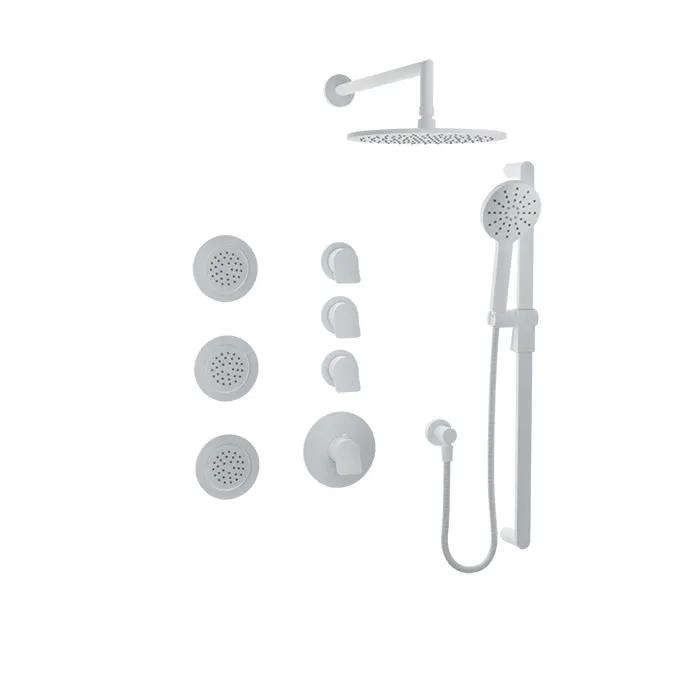 Baril Profile Complete Thermostatic Shower Kit by Baril