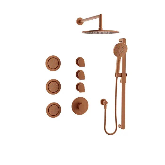 Baril Profile Complete Thermostatic Shower Kit by Baril