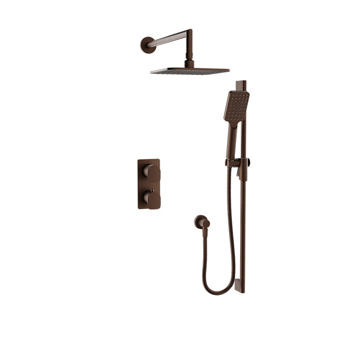 Baril Petite Complete Thermostatic Pressure Balanced Shower Kit by Baril