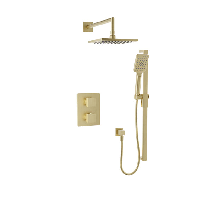 Baril Rec Complete Thermostatic Pressure Balanced Shower Kit - Non-Shared Ports