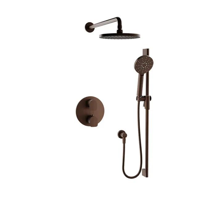Baril Sens Complete Thermostatic Pressure Balanced Shower Kit - Non-Shared Ports by Baril