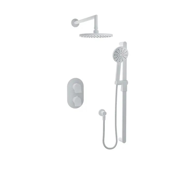 Baril Profile Complete Thermostatic Pressure Balanced Shower Kit by Baril
