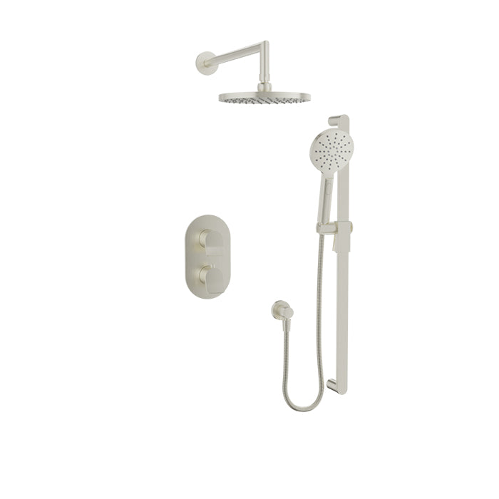 Baril Profile Complete Thermostatic Pressure Balanced Shower Kit - Non-Shared Ports by Baril