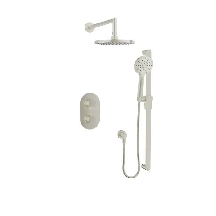 Baril Profile Complete Thermostatic Pressure Balanced Shower Kit - Non-Shared Ports by Baril