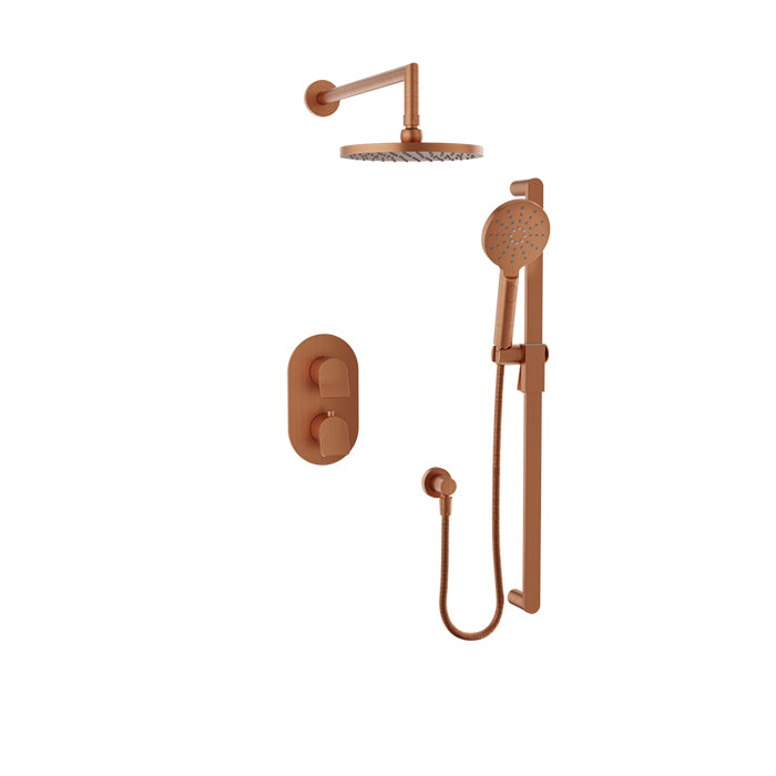 Baril Profile Complete Thermostatic Pressure Balanced Shower Kit - Non-Shared Ports by Baril