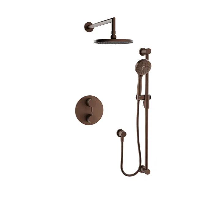 Baril Zip Complete Thermostatic Pressure Balanced Shower Kit by Baril