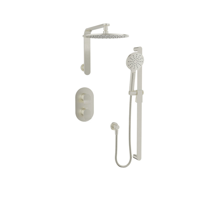 Baril Profile Complete Thermostatic Pressure Balanced Shower Kit - Non-Shared Ports
