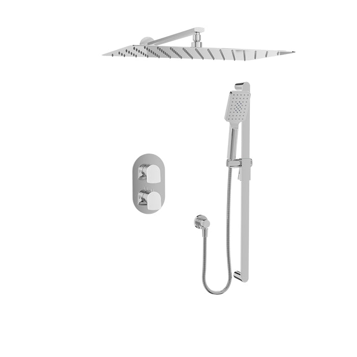 Baril Accent Complete Thermostatic Pressure Balanced Shower Kit - Non-Shared Ports