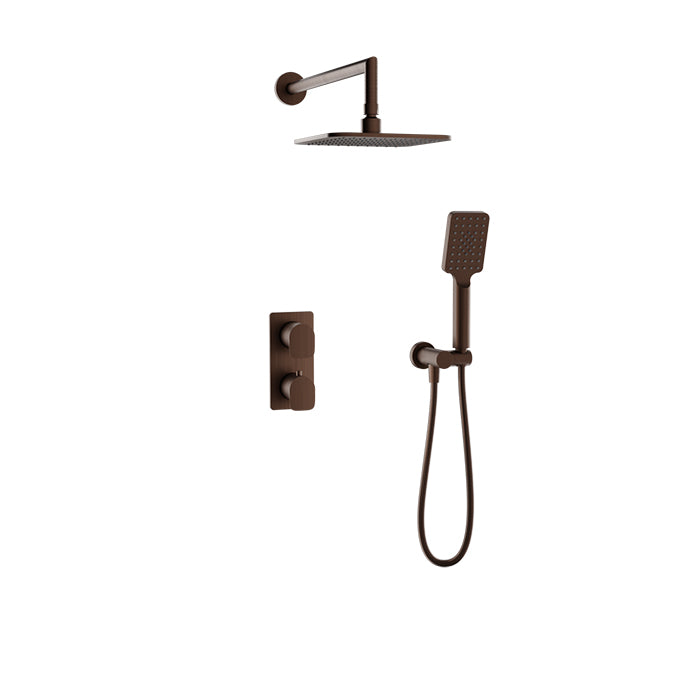 Baril Petite Complete Thermostatic Pressure Balanced Shower Kit - Non-Shared Ports by Baril