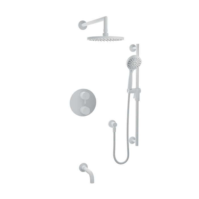 Baril Zip Complete Thermostatic Pressure Balanced Shower Kit - Non-Shared Ports