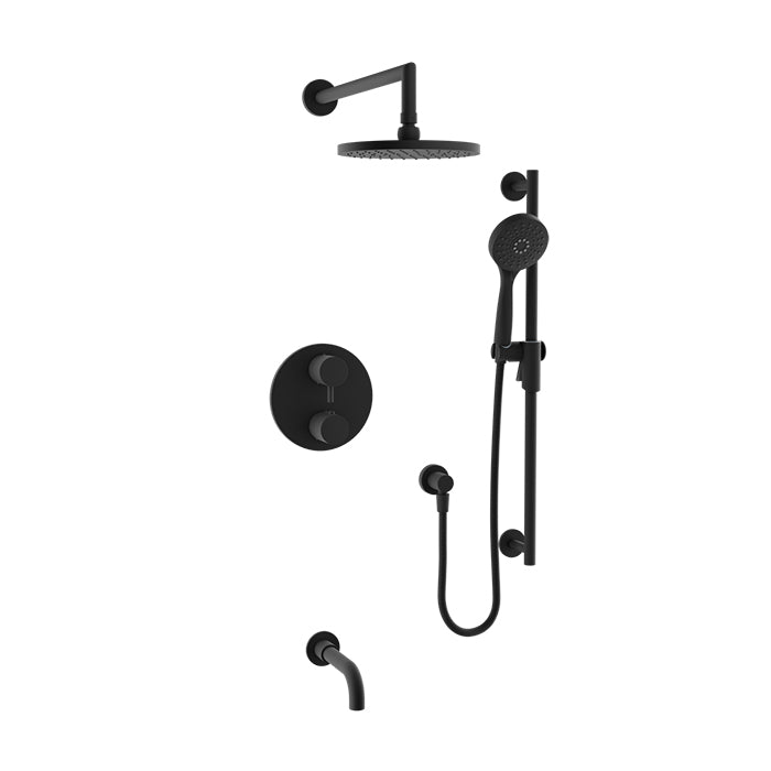 Baril Zip Complete Thermostatic Pressure Balanced Shower Kit - Non-Shared Ports by Baril
