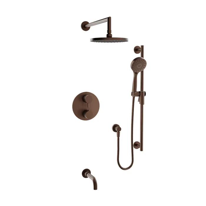 Baril Zip Complete Thermostatic Pressure Balanced Shower Kit by Baril