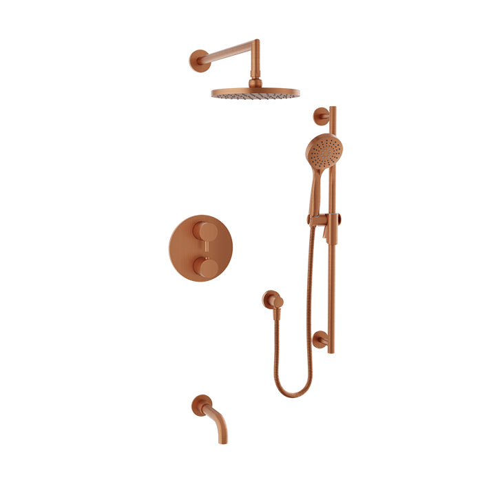 Baril Zip Complete Thermostatic Pressure Balanced Shower Kit by Baril