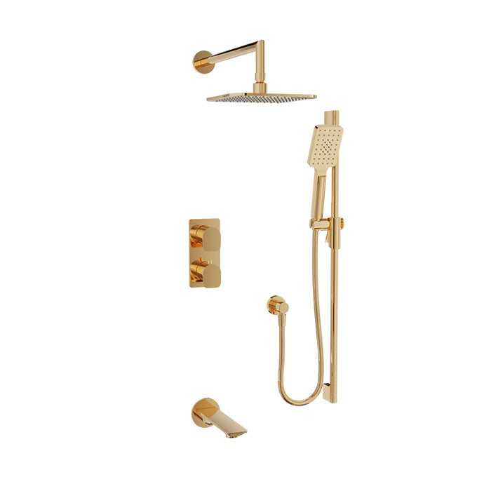 Baril Petite Complete Thermostatic Pressure Balanced Shower Kit by Baril